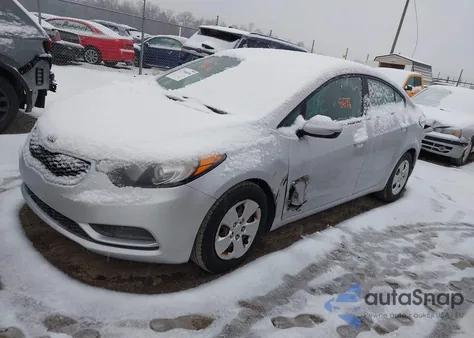 2016 Kia Forte Lx из США, поврежденный, VIN KNAFK4A60G5469517